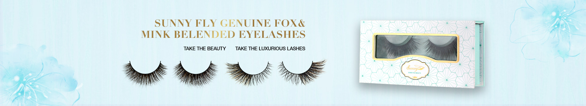 Fox & Mink Fur Blended Eyelashes FMB03